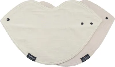 Produktbild von KipKep Kisses4You 3-in-1 Lätzchen XL – Sand | Hydrophile Spucktücher