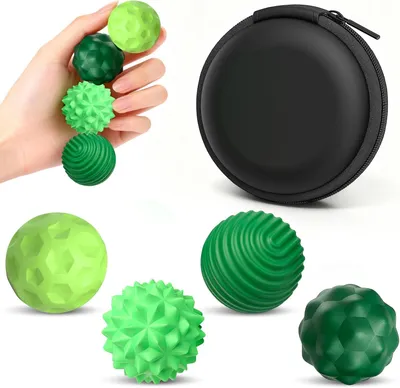Produktbild von Magnetisches Fidget-Spielzeug – Set mit 4 Stück – Magnetische Fidget-Bälle – Silikon-Magnetbälle – Anti-Stress-Bälle