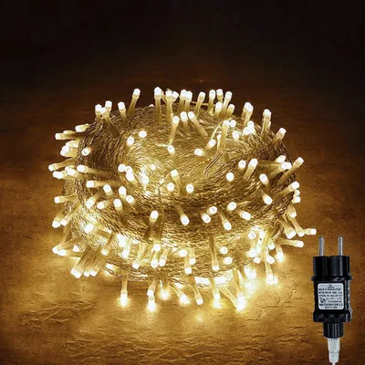LED Lichterkette 300 Warmweiß 30 m Innen Außen
