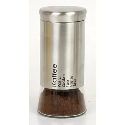 Produktbild von 6 Stück Glas-Vorratsdosen 23,5cm hoch 1,5L Küche Aufbewahrung 6er Set