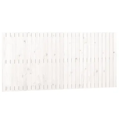 Produktbild von Wand-Kopfteil Weiß 185x3x90 cm Massivholz Kiefer