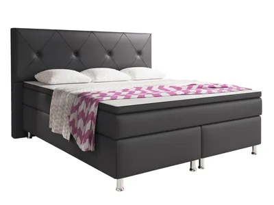 Produktbild von Inter Handels Boxspringbett Oxford, 180x200, Anthrazit