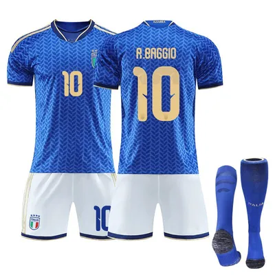 Produktbild von #10 R. Baggio Italy home ground 2026 World Cup football jersey for Kids and Adults SIZE:22