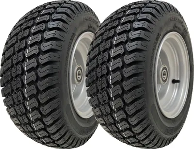 Zdjęcie produktu dla koło do kosiarki do trawy 16x7.50-8 4-warstwowa opona P332 Obręcz stalowa z łożyskiem 25 mm (zestaw 2 szt.)
