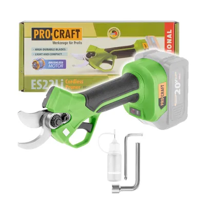 Obrázok produktu pre Akumulátorové nožnice na konáre Procraft ES22Li (bez batérie a nabíjačky)