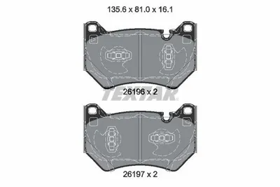 Obrázok produktu pre Brzdové Doštičky Audi Q5 Predné 2,0-3,0 Tdi 17-
