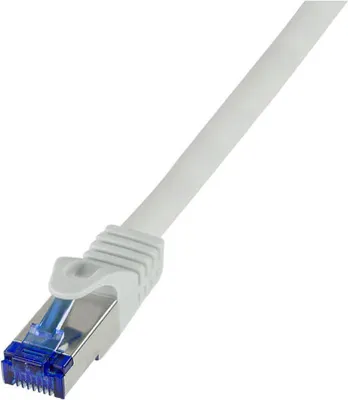 Obrázek produktu pro LogiLink C6A012S, 0,25 m, Cat6a, S/FTP (S-STP), RJ-45, RJ-45, Šedá