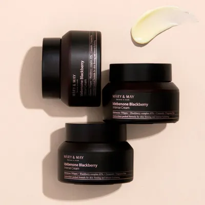 Obrázek produktu pro Mary&May Idebenone + Blackberry complex intensive total care cream 70g