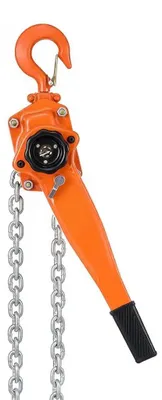 Produktbild von Manueller Hebelzug - Ratschenzug - 1500 kg Tragkraft - 6 m G80 Legierungsstahlkette - doppelte Ratschenbremse - Last- und Sicherheitshaken - armeegrün