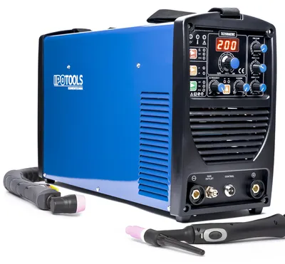 Produktbild von IPOTOOLS TC200ACDC 4in1 WIG Schweißgerät AC DC mit Puls und Plasmaschneider CUT Funktion