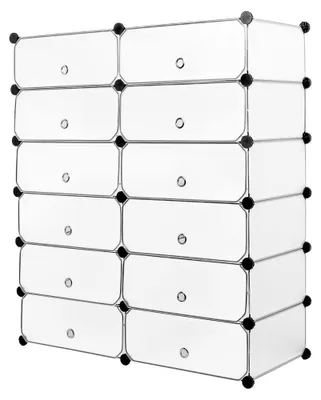Productafbeelding van Modulaire Kledingkast voor Schoenen met 12 Deuren