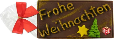 Produktbild von Odenwälder Marzipan Tafel Schokoladen Frohe Weihnachten 150g