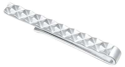 Image de Épingle de cravate pour hommes, avec une structure pyramidale en argent sterling 925