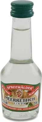 Produktbild von Spreewälder Meerrettich-Likör von der Mosterei Jank (2 cl / 25 % vol.)