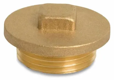 Obrázek produktu pro Závitové šroubení mosazná zátka 3/4" AG