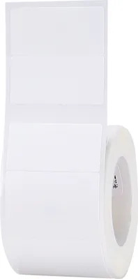 Produktbild von Niimbot White Blank Thermodruckpapierrolle Barcode Preis Groesse Name Etikett Papier Wasserdicht oelbestaendig Reissfest 30 * 15mm 460Blaetter / Rolle fuer B3S / B11 Thermodrucker fuer Home Organizer Supermarktlager