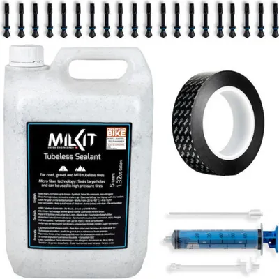 Immagine prodotto di milKit Tubeless Werkstattbox 5 litri - soluzione tubeless completa per l'officina...