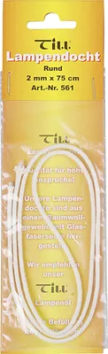 Image de TILL-ZÜNDFIX Mèche de lampe ronde 2mm x75cm 490261
