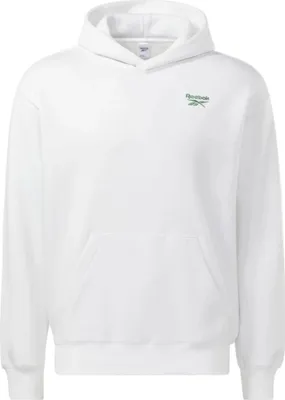 Produktbild von Reebok 90s Grafik Fleece Hoodie Sweatshirt locker geschnitten mit Kängurutasche IC9196