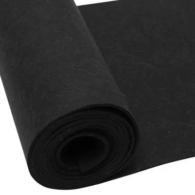 Zdjęcie produktu dla Filc czarny rolka 30X250 cm grubość 3MM do majsterkowania szycia