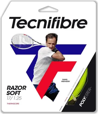 Produktbild von Tecnifibre Razor Soft Einzelne Tennissaite Durchsichtig 1.25 mm Durchsichtig 1.25 mm
