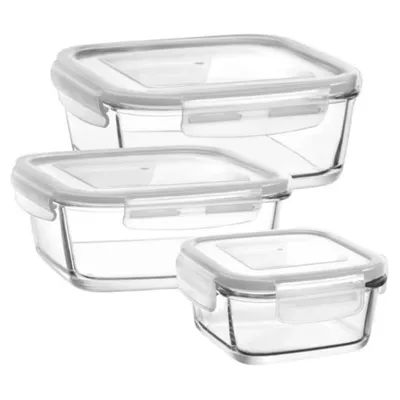 Produktbild von LAV Fresco Glas 3-tlg. Frischhaltedosen Set