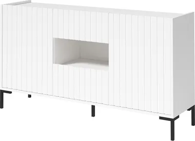 Obrázek produktu pro Komoda Albello Komoda Lanel do ložnice Komoda do obývacího pokoje bílá 150x83x40