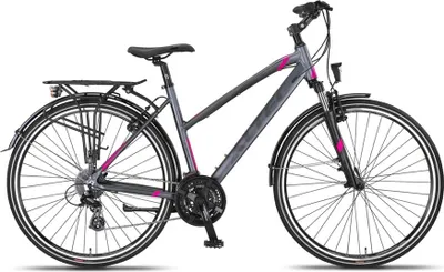 Produktbild von Altec Cityräder Damen Legarda 28 Zoll 49 cm Damen 24G Felgenbremse Anthrazit