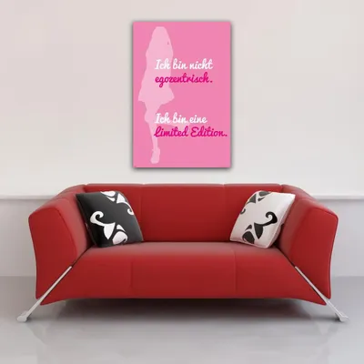 Immagine prodotto di Motivazionale - Poster - Non sono egocentrico + 1 confezione di tesa Powerstrips® - Contenuto 20 pezzi