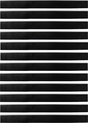 Image de vidaXL Joints d'étanchéité pour portes adhésifs, 12 pièces, argent, 100 cm