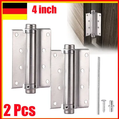 Produktbild von 2 Stück Pendeltürscharnier Edelstahl Türband Scharniere Schwingtür Scharnier