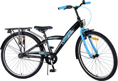 Produktbild von TPFSports Thombike Kinderfahrrad - Jungen - 26 Zoll - Rücktritt + Handbremse - Blau