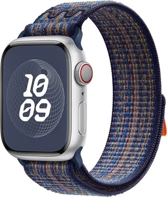 Produktbild von Für Apple Watch SE 2023 40mm Elastisches Design Nylon Klettverschluss Sport Arm Band M3