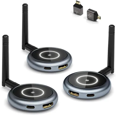 Productafbeelding van Draadloze HDMI-Zender en Ontvangers - Tot 4 Ontvangers - 165FT/50M Streaming 1080P @60Hz
