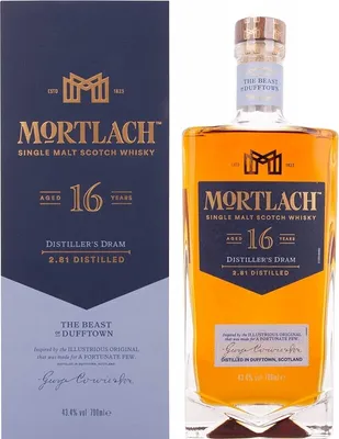 Immagine prodotto di Mortlach 16 anni Speyside Single Malt Scotch Whisky in confezione regalo | 43,4% vol | 0,7 l