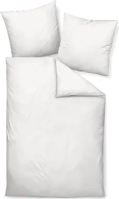 Produktbild von Janine Design 31001 Mako-Satin Bettwäsche weiss 200x220 + 2x 80x80