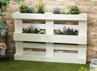 Produktbild von Blumenkästen 6 Stück aus Kunststoff für Europalette