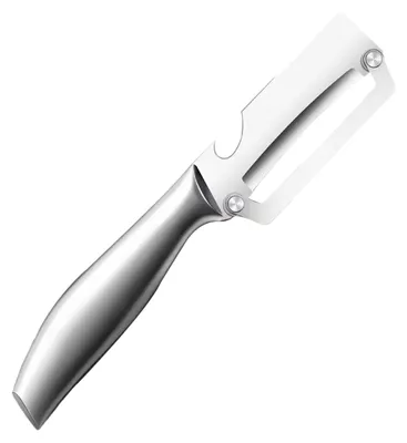 Produktbild von Gemüseschäler mit ergonomischem Griff, Flaschenöffner, Schäler für Gemüse, Obst, Karotten, Orangen und Kartoffeln, Küchenhelfer