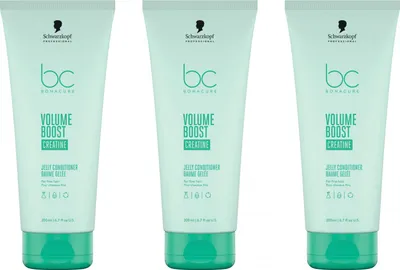 Produktbild von BC Bonacure Volume Boost Jelly Conditioner 3x200 ml