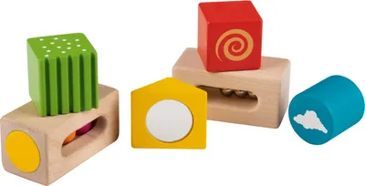 Produktbild von Playtive Lenspielzeug Montessori 366895 Sensorik Bausteine