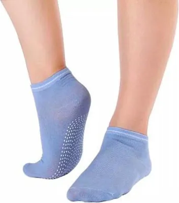 Produktbild von CHPN – Socken – Anti-Rutsch-Socken – Sportsocken – Yoga-Socken – Fitness-Socken – Hellblau – Größe 35/40 – Pilates-Socken