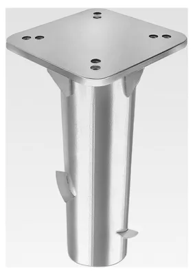 Produktbild von Bodenplatte für Sonnenschirm, Metallständer Bodenanker für Ampelschirm, Kurbelschirm