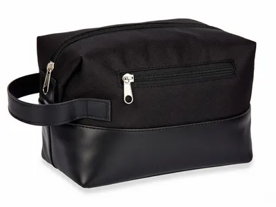 Produktbild von KULTURBEUTEL zum Aufhängen 25cm Kulturtasche Kosmetiktasche Reisetasche Toilettenorganizer Reise Tasche 75 (Schwarz)