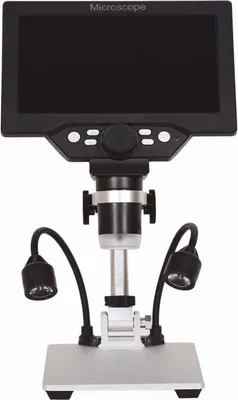 Obrázok produktu pre Digitálny mikroskop 1200x 7" 12MP 8LED HD 1080P LCD mikroskopická kamera so stojanom