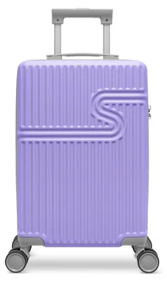 Produktbild von Handgepäck Koffer 55x34x20 cm - Trolley Handgepäckkoffer - Reiskoffer Hartschale - TSA-Zahlenschloss - 28L - Bright Lavender
