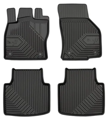 Imagen del producto de Alfombrillas de goma para Volkswagen Arteon 2017-2025 – juego de 4 piezas, negras, a medida