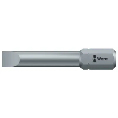 Produktbild von Wera 800/2 Z Slot drive bit 8 mm Tool steel hardened, alloyed D 8 1 pc(s)