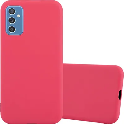 Obrázek produktu pro Cadorabo Case for Samsung Galaxy M52 5G Protective Cover in Red Pouzdro na mobilní telefon TPU Silicone Case Cover