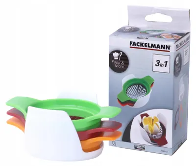 Produktbild von Fackelmann 215394 Multifunktions-Eierschneider Küchenhelfer 3in1