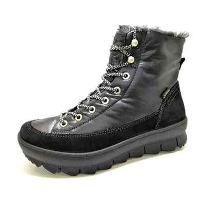 Produktbild von Legero NOVARA Damen Schnürboots in Schwarz, Größe 5.5